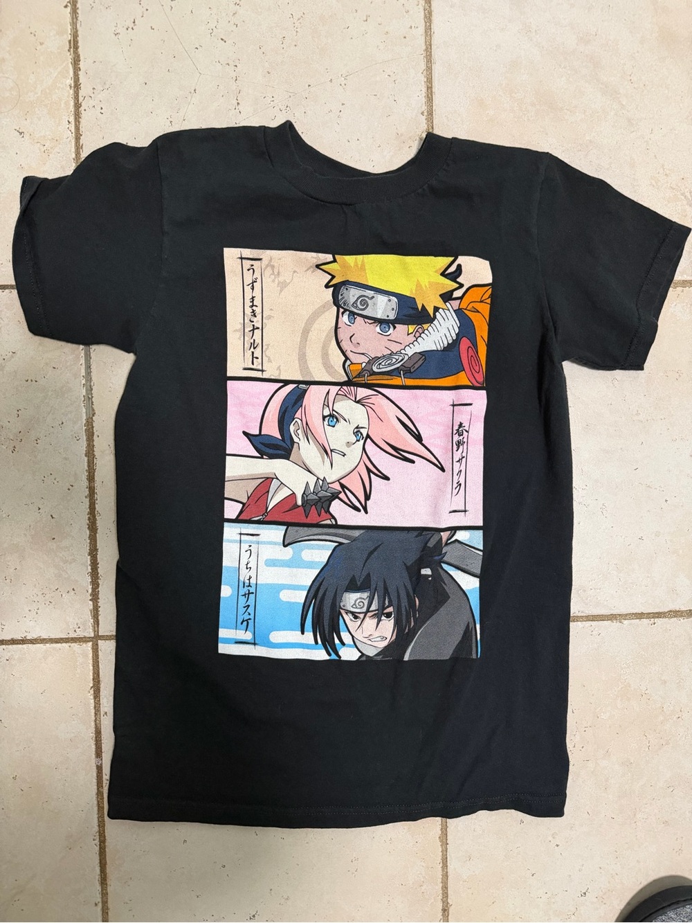 Kids, large Naruto tshirt